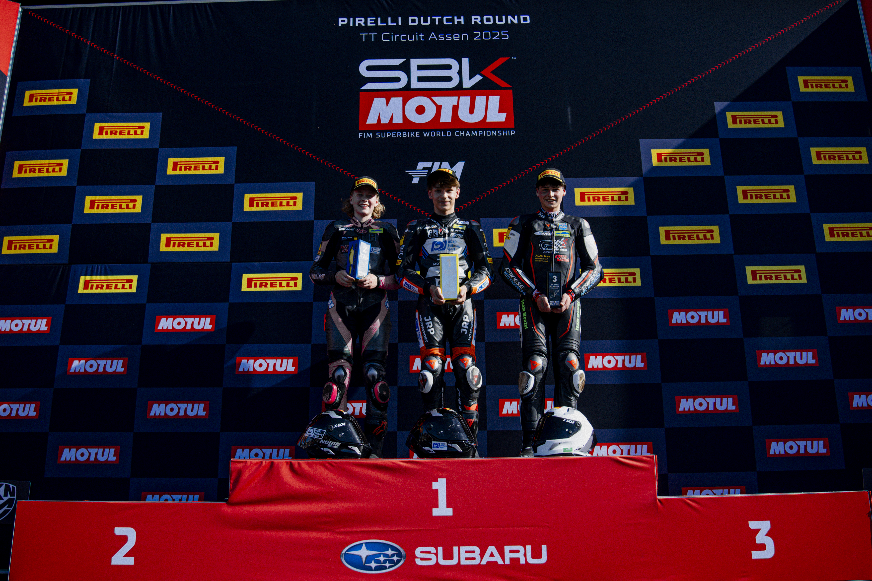 Podium Round 1 Assen Race 1