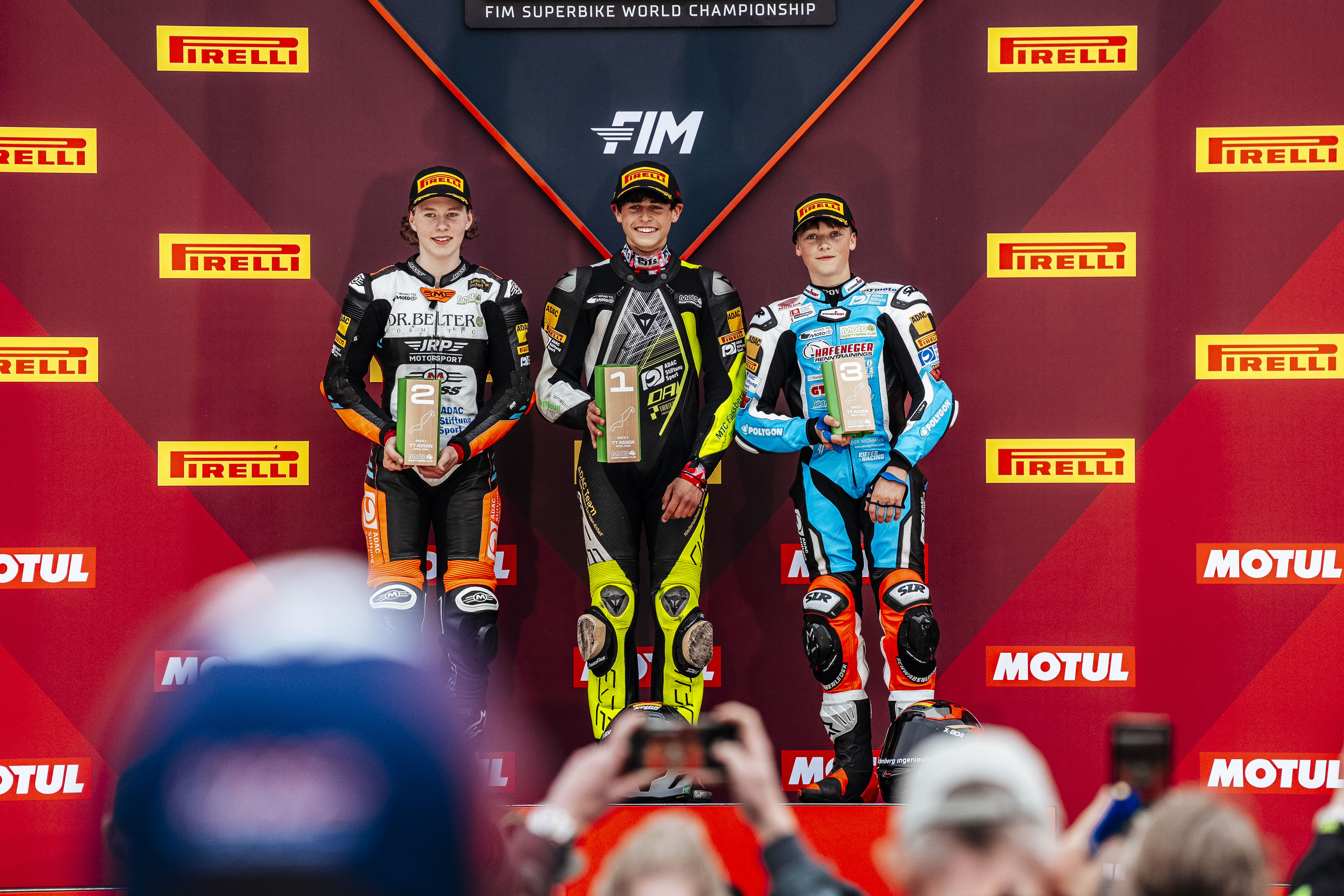Podium Round 1 Race 1 Assen
