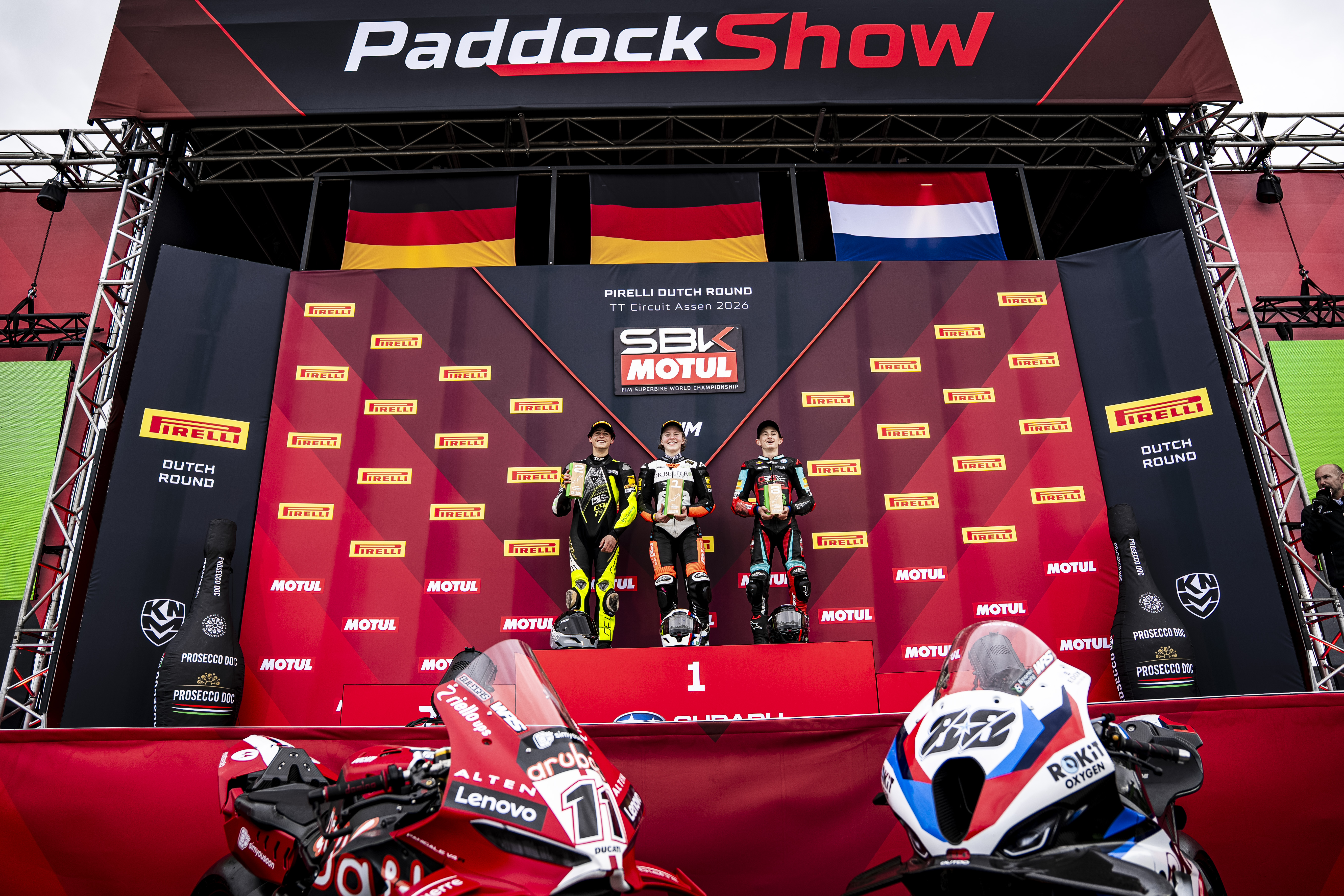 Podium Round 1 Race 2 Assen