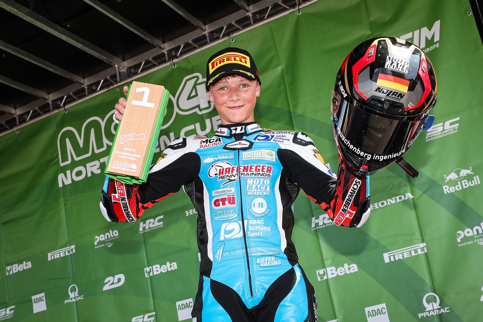 Round 6 Oschersleben Robin Siegert 2026 Moto4 Northern Cup